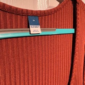 Brand new burnt orange old navy swing dress
